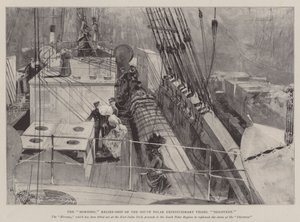 The Morning, Relief-Ship of the South Polar Expeditionary Vessel Discovery by Henry Charles Seppings Wright